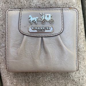 Coach Gray Small Wallet